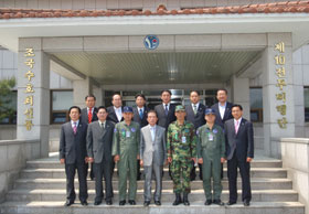 비행장특위 10전투비행단 현장방문