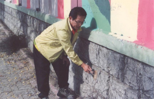 매탄4동 백자아파트 담장 가꾸기