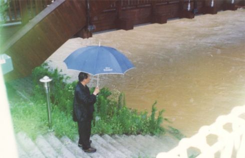 장마철 원천리천 점검