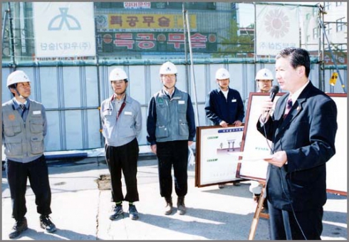 도시건설위원회 세류4거리~터미널사거간 입체화공사장현장