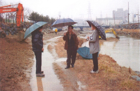 원천리천 재정비 공사