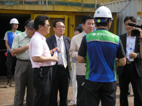 분당선 연장선 지하철 공사와 관련하여