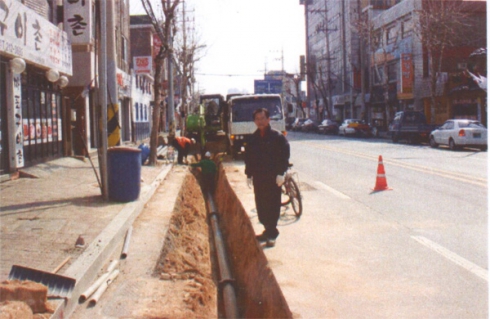 매탄4동 상수도 공사