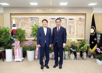 20220913 부산 금정구의회 최봉환 의장 내방