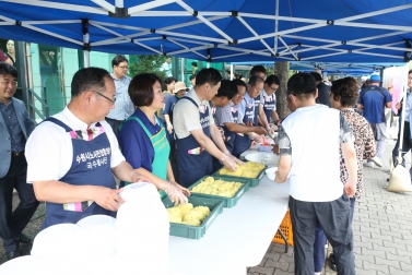 노사민정과 함께하는 택시노동자 복달임행사