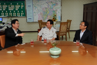 신임 의장.부의장 관내 경찰서 예방