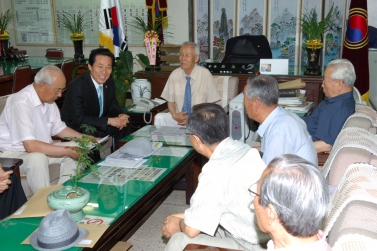 수원노인회 장안구지회 방문