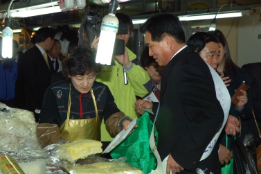 설맞이 재래시장 방문