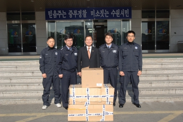 경찰서 및 기동대 격려(2006.1.23)