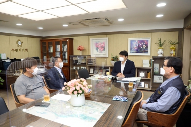 20210611 조석환 의장 한국노총 내방