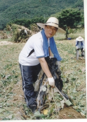 1일 농촌 봉사 중