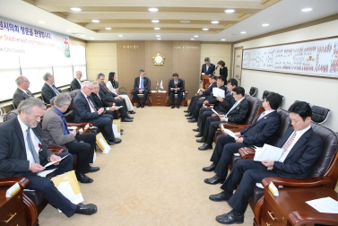 독일프라이부르크시 대표단 의장방문