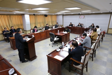 제316회임시회도시환경위원회행정사무감사조치계획보고청취