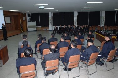 남부경찰서 업무보고 청취(2005.11.28)