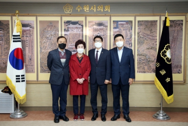 20210407 김기정 부의장 차영부 교장선생님 일행 방문