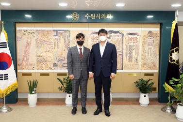 20211207 수원KT위즈 송민섭 선수 내방