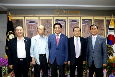  대한노인회 장안구지회부의장 접견