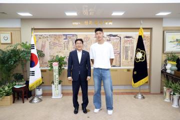 20230615 U20국가대표 이영준 방문