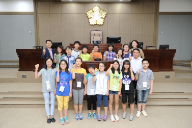 효정초교 의회견학