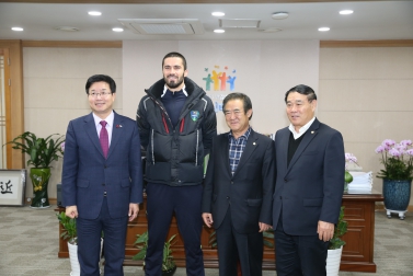  수원FC선수단환영식