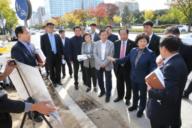 레인시티 조성사업 현장점검