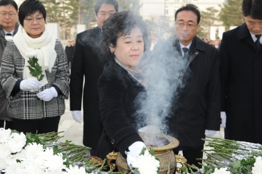 새해맞이 현충탑 참배