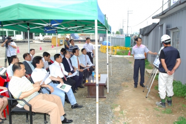 서수원 버스공영차고지 공사현장 방문