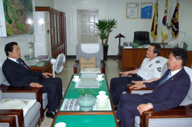 수원중부경찰서장  환담