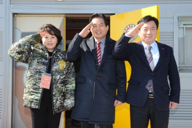 수원시해병전우회 기동차량 인수식