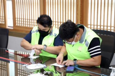 9.3 마스크 목걸이 줄 만들기 자원봉사