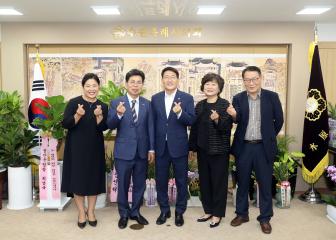 20220913 김미선 행복캄 재무이사 등 내방