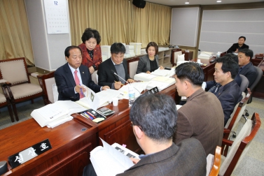 도시환경위원회 예산안 심사