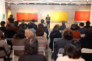 20240130 차정숙 화백 전시회 개막식