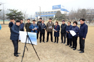 도시환경위원회 내포신도시 현장방문