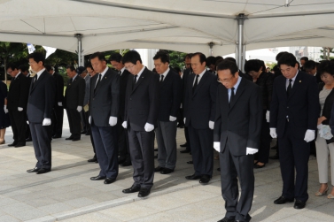 제68주년 광복절 현충탑 참배