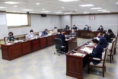 9.9 제354회 임시회 문화체육교육위원회 주요업무 추진실적 보고 청취