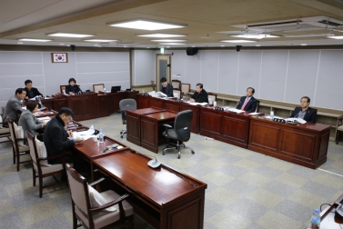 도시환경위원회 사전설명회