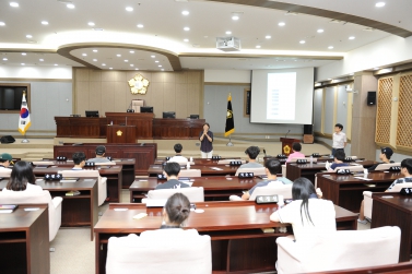 주민참여예산 청소년위원회 의회 견학