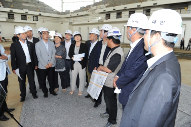 제2체육관 현장방문