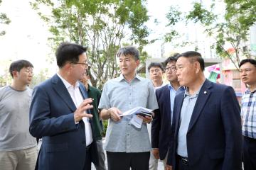 20250703 영통푸르지오 아파트 현장방문 및 입주민 간담회