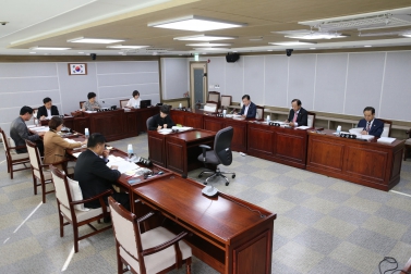 도시환경위원회 행정사무감사 시정 및 처리요구 사항 조치계획보고청취