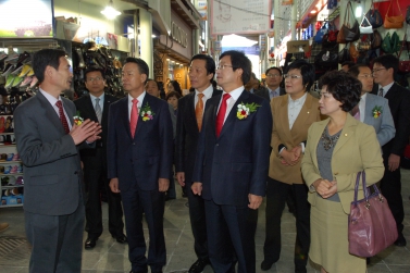 팔달문시장 아케이드공사 준공식