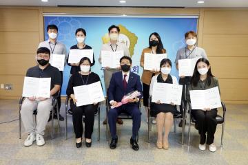 20220829 의회사무국 직원 임용장 교부