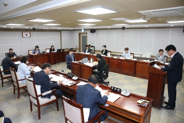 10.10 교통건설체육제위원회 주요업무 추진실적 보고 청취