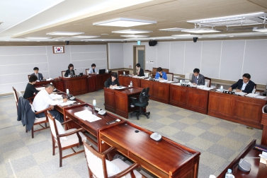  안전교통건설위원회 행정사무감사 시정 및 처리요구 사항 조치계획보고청취