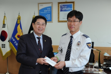 설맞이 기동대 방문 격려