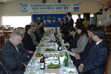 러시아 대표단과 오찬(2005.12.22)