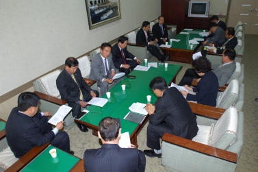 비행장특위 집행부와의 간담회 개최