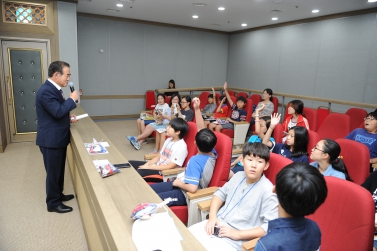 매탄초교의회방문