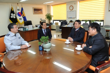  설 맞이 중부경찰서 위문방문 (1)